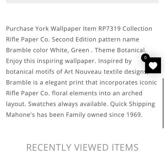 1 roll of wrapped Rifle wallpaper! Beautiful! - Picture 4 of 4